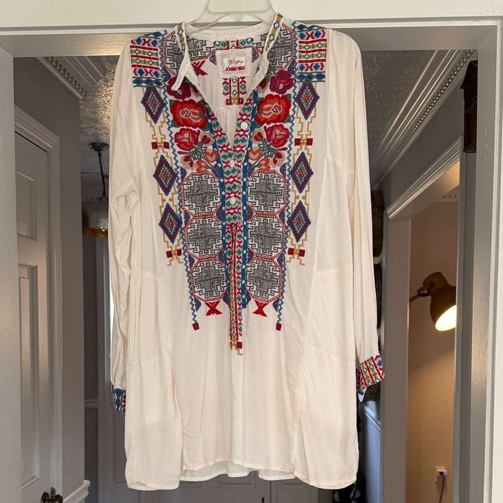 Johnny Was Embroidered Tunic